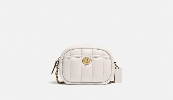 Coach Small Camera Bag With Quilting Coach Outlet